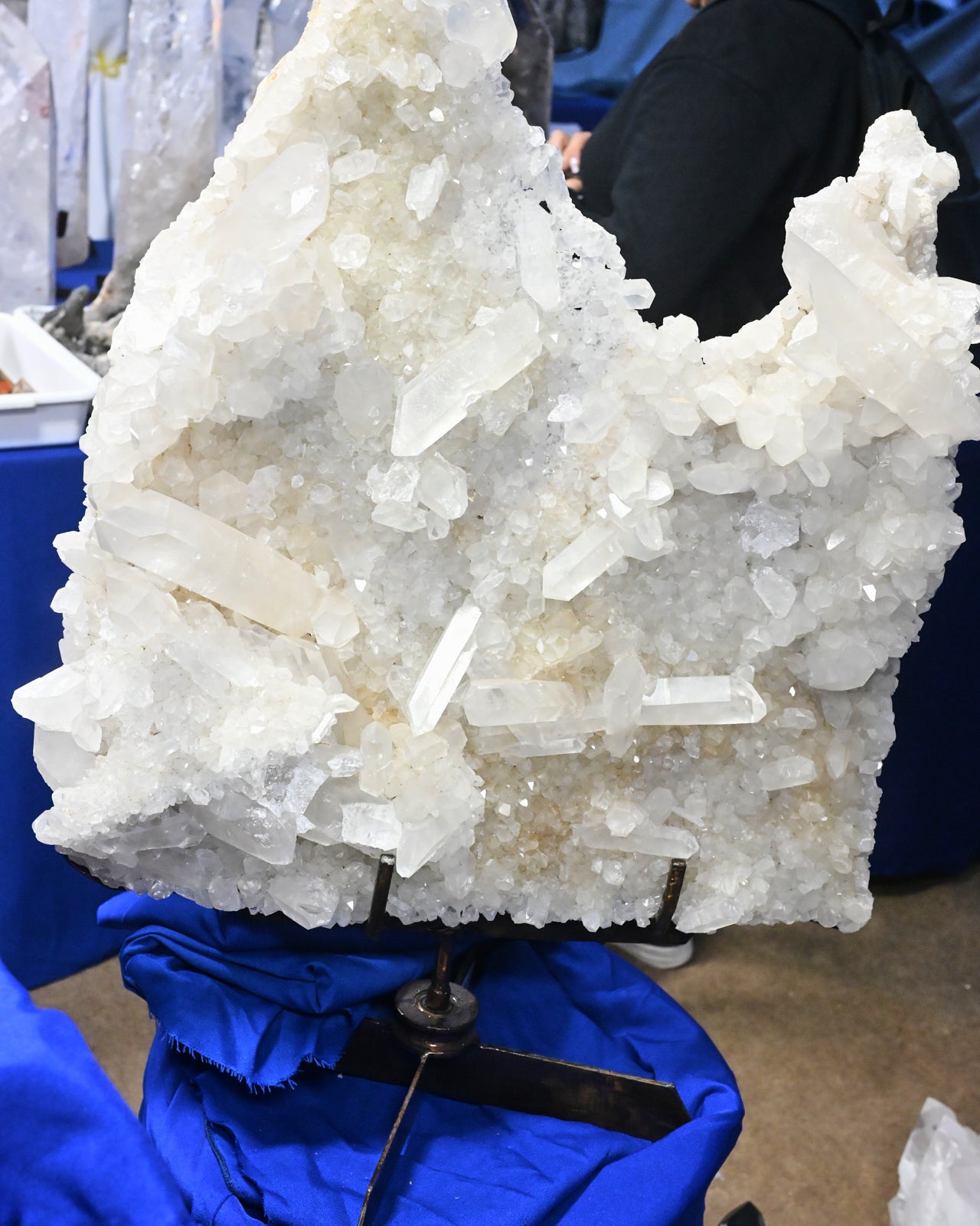 Statement Quartz Cluster on Custom Base – 115.5 lb (One of One)