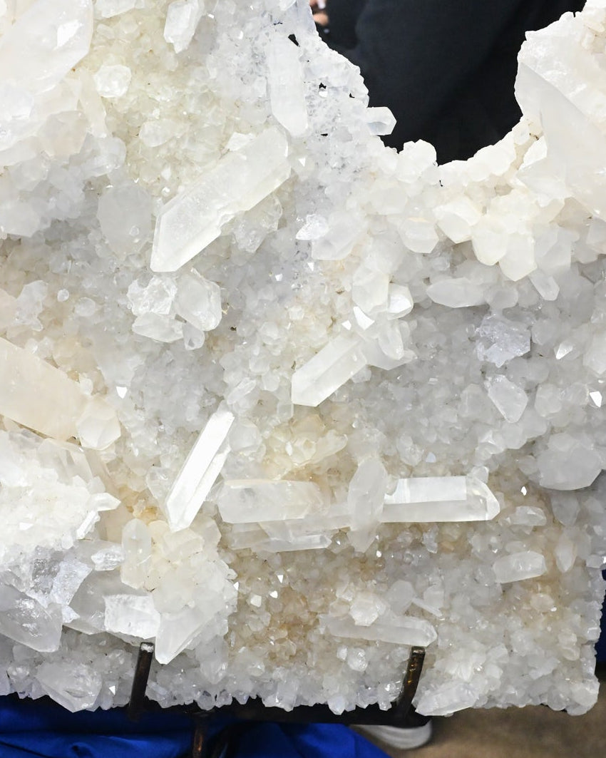 Statement Quartz Cluster on Custom Spinning Base – Brazil (115.5 lb)