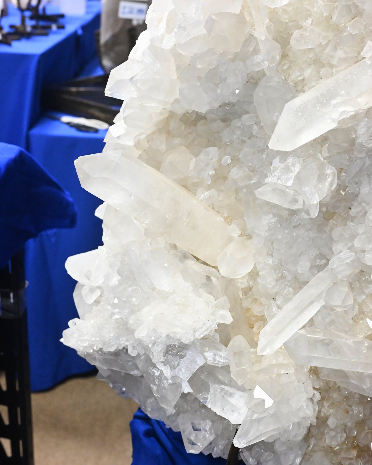 Statement Quartz Cluster on Custom Spinning Base – Brazil (115.5 lb)