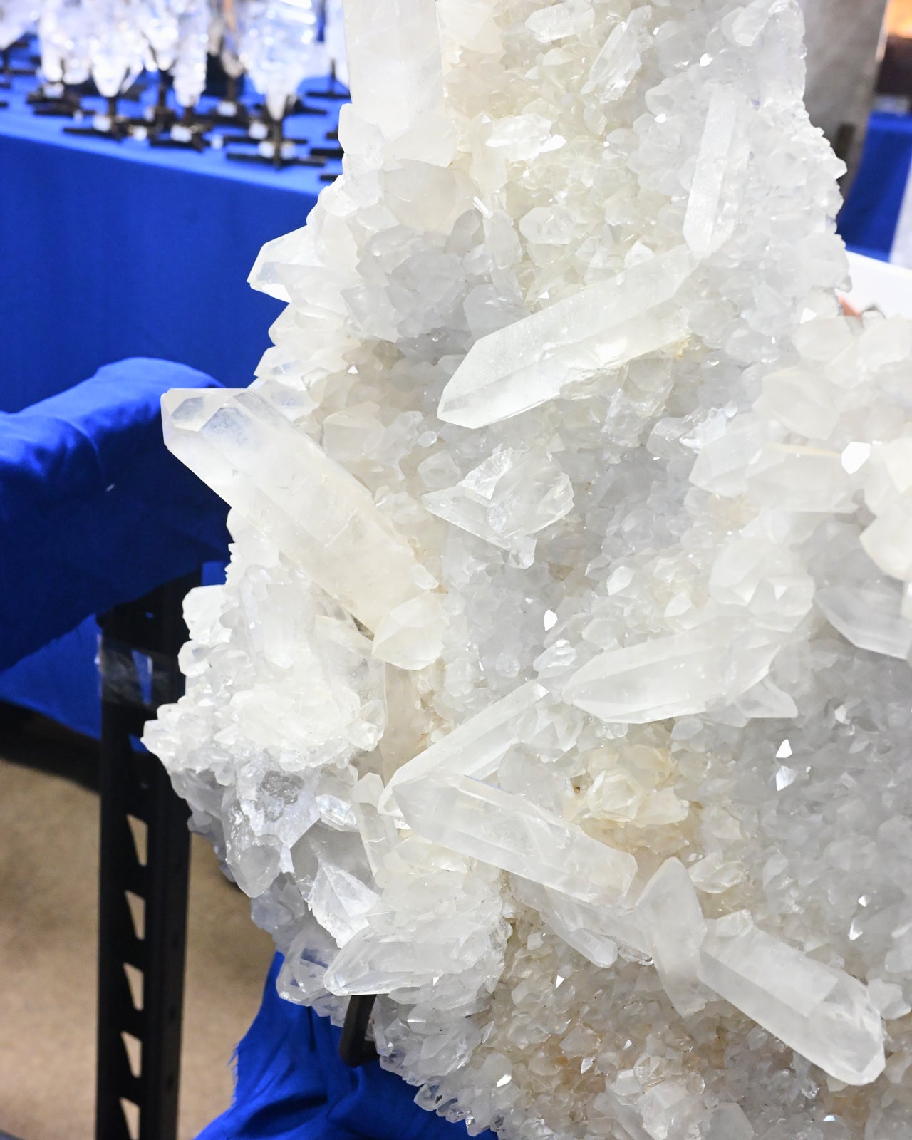 Statement Quartz Cluster on Custom Base – 115.5 lb (One of One)