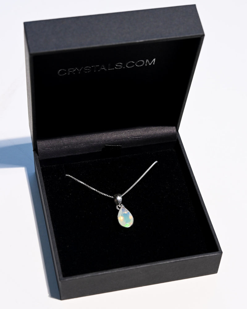 Opal Teardrop Necklace