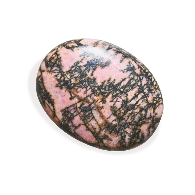Rhodonite Palm Stone