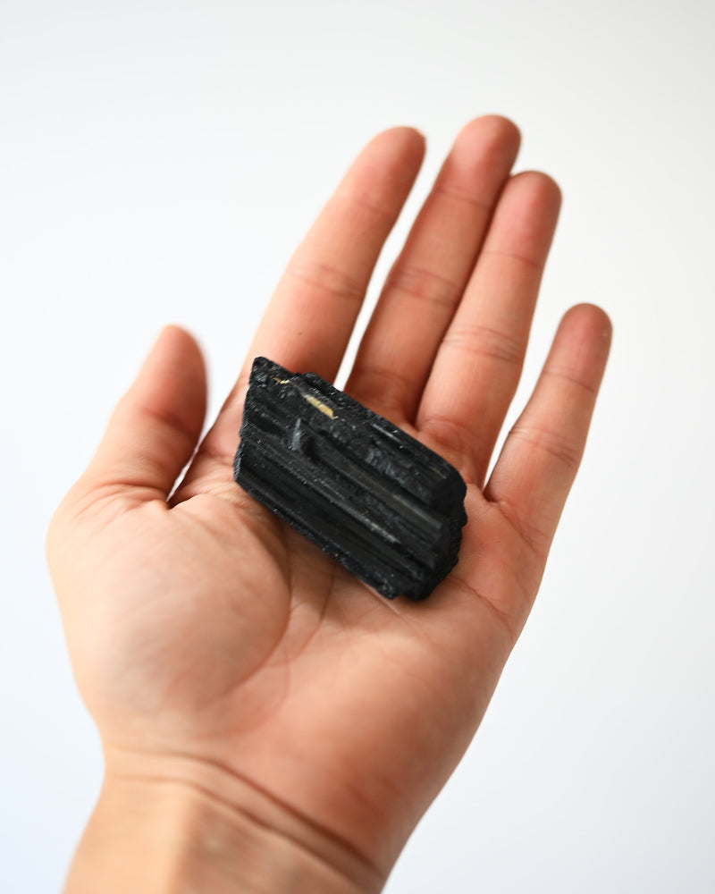 Black Tourmaline Rough - Protect
