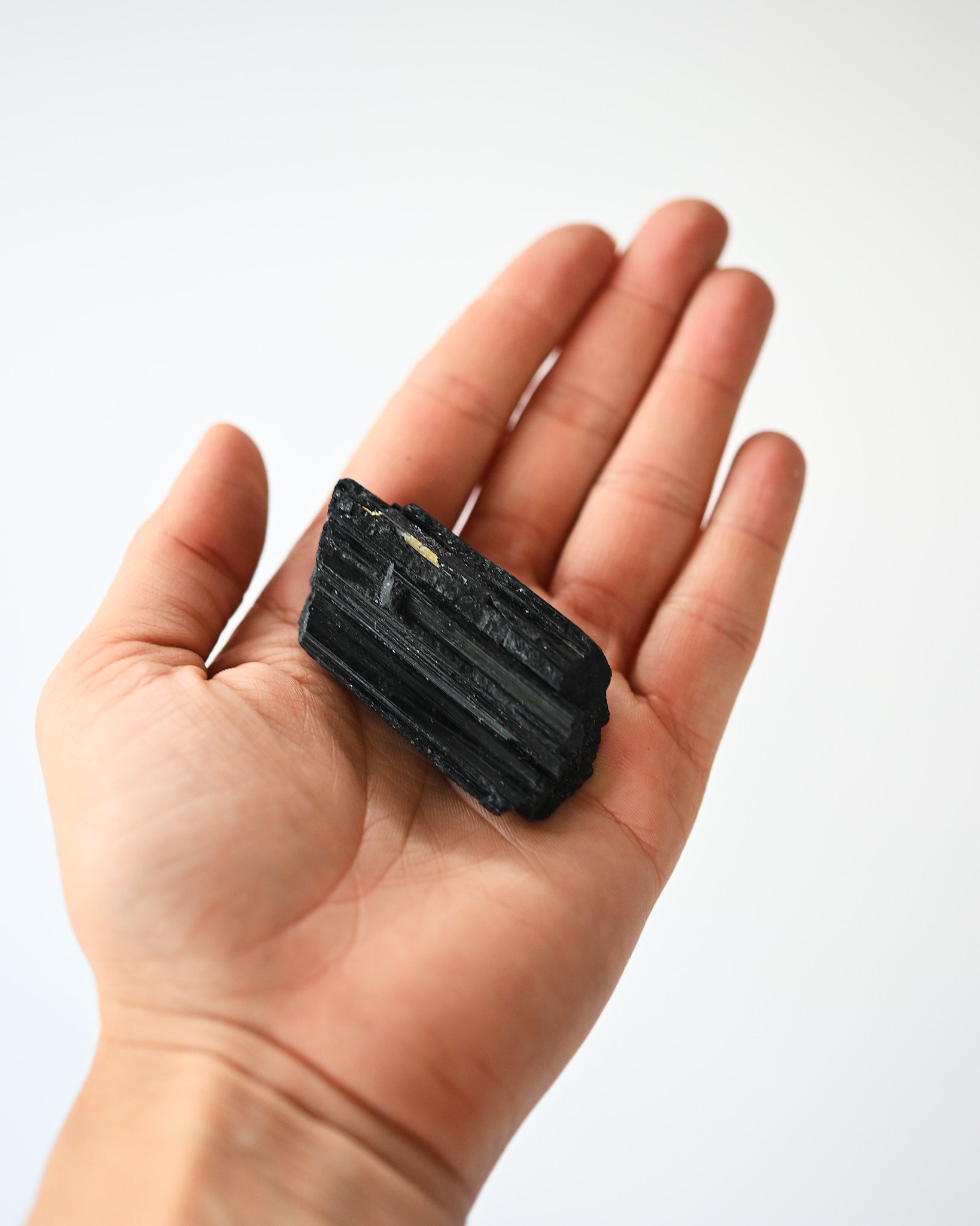 Black Tourmaline Rough - Protect