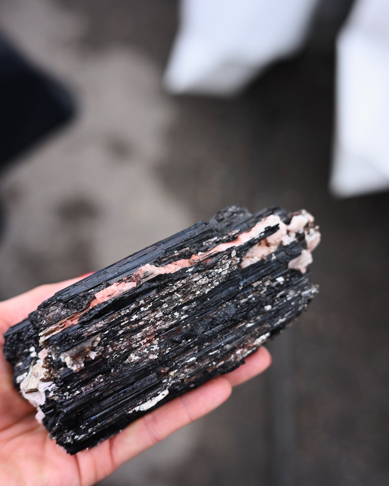 Black Tourmaline with Mica Cluster, Brazil - Image 4