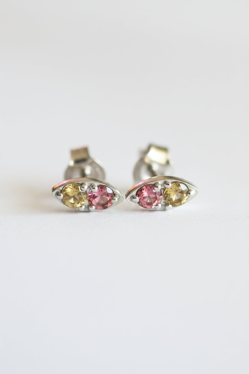 Tourmaline Marquise Stud Earrings