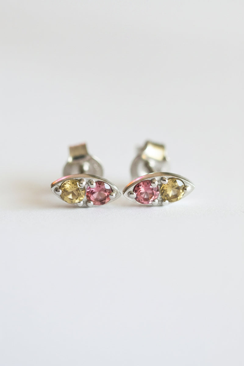 Tourmaline Marquise Stud Earrings