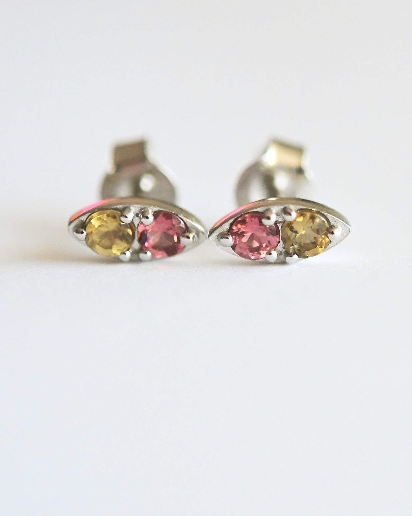 Tourmaline Marquise Stud Earrings