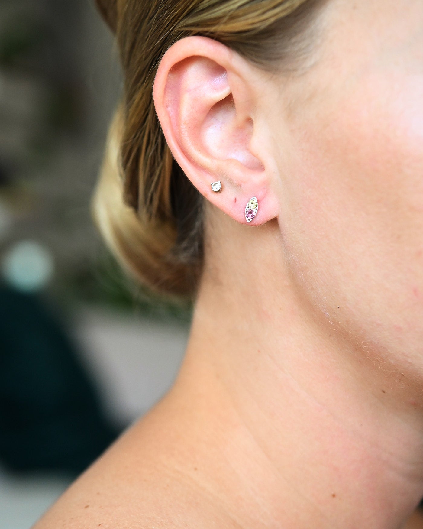 Tourmaline Marquise Stud Earrings