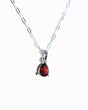 Garnet Pendant Necklace