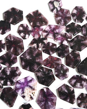 Trapiche Amethyst Slice — Natural Star Formation