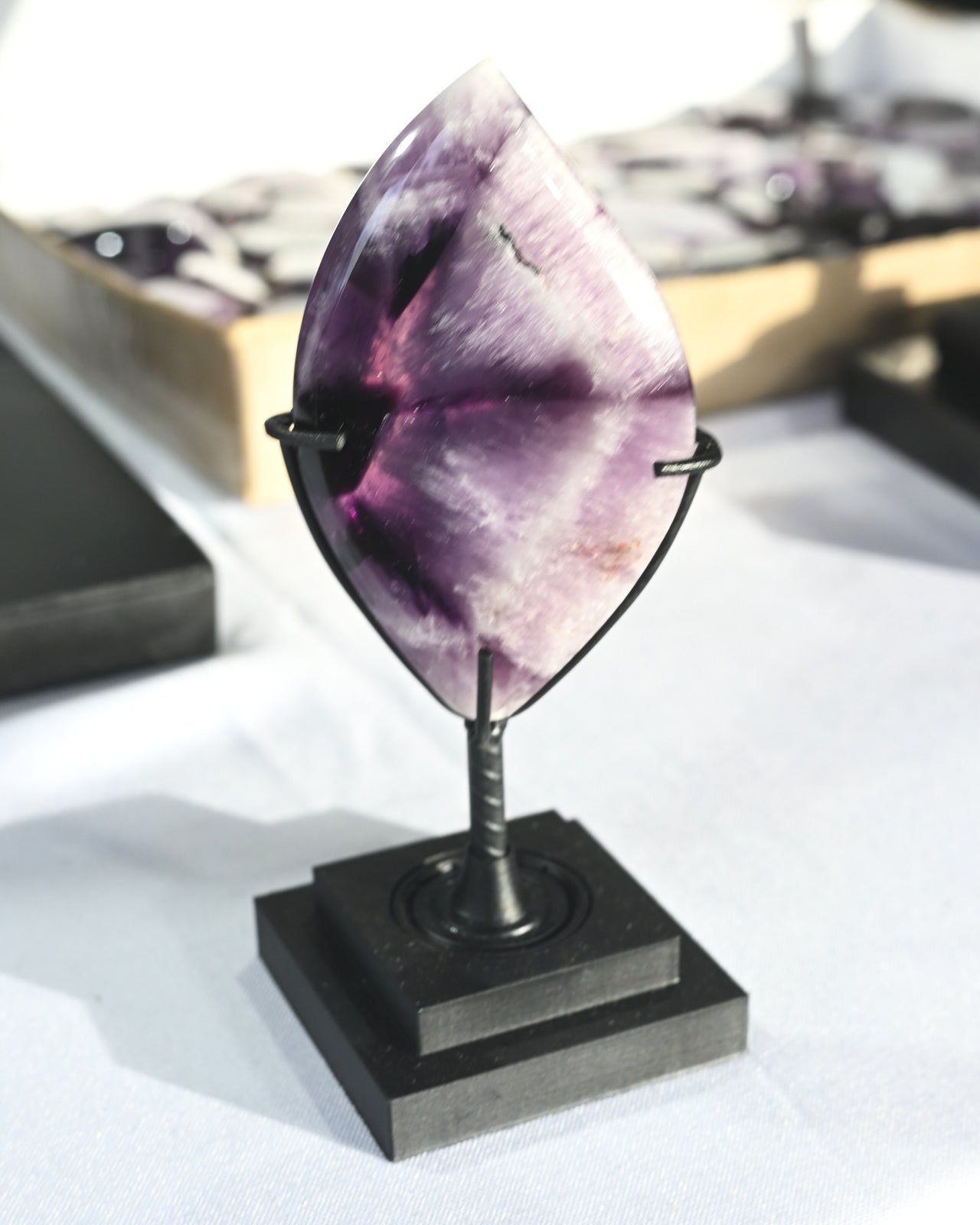 Trapiche Amethyst on Stand Brazil
