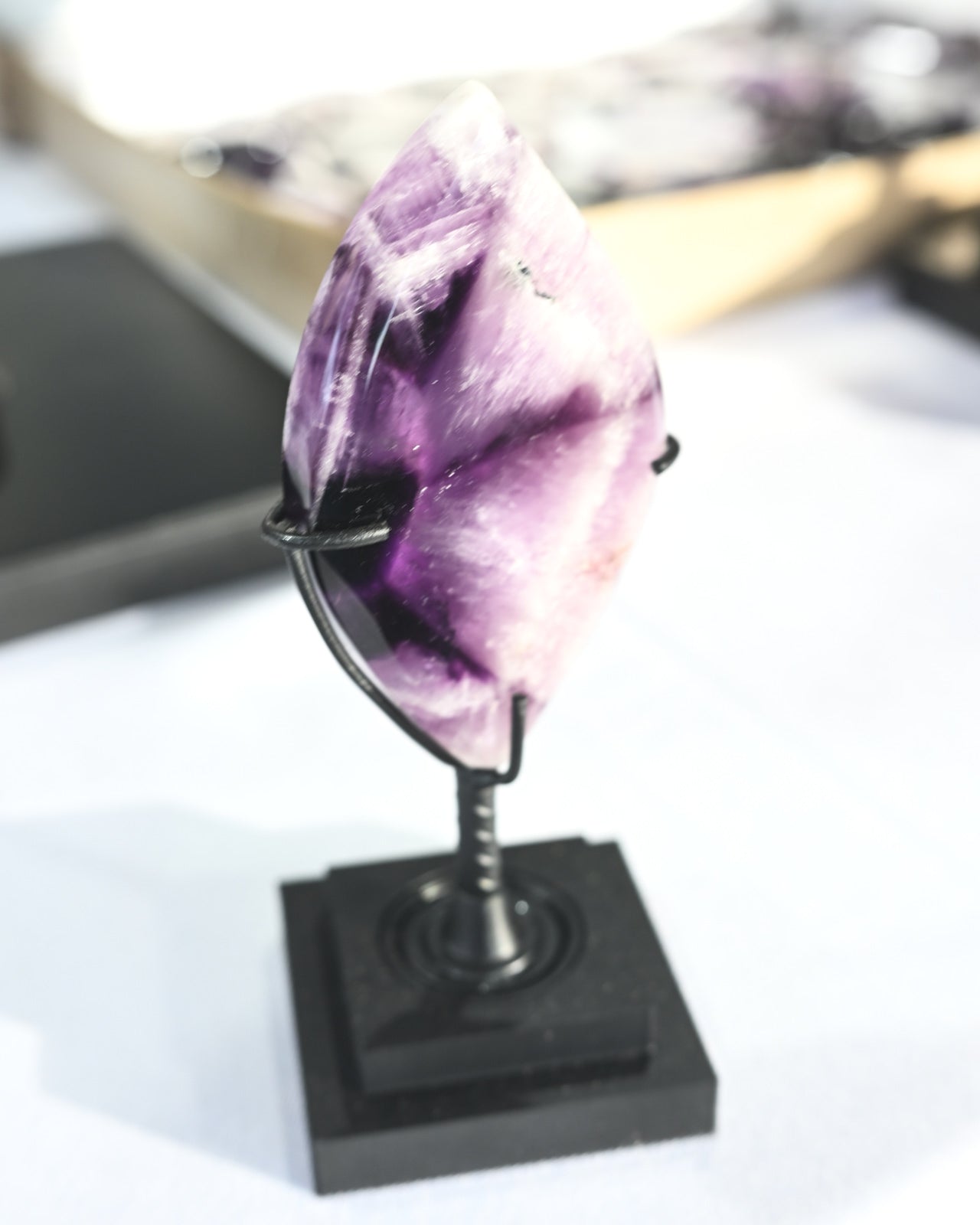 Trapiche Amethyst on Stand Brazil