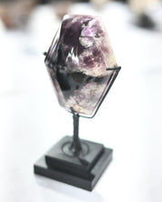 Rare Trapiche Amethyst Slab on stand