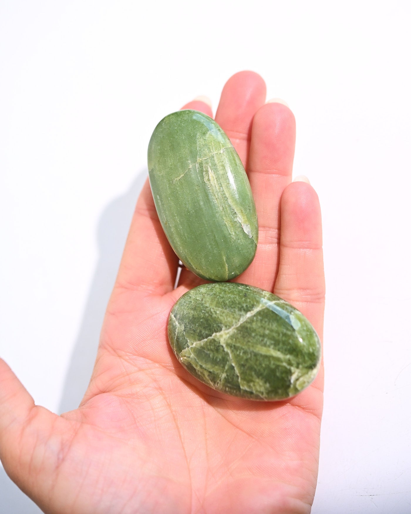 Tremolite Palm Stone