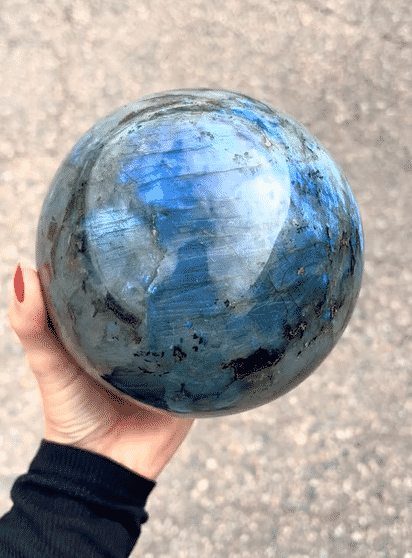 labradorite sphere crystal 
