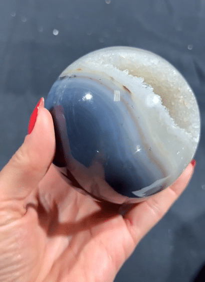 Amethyst Geode Sphere 1.7lbs