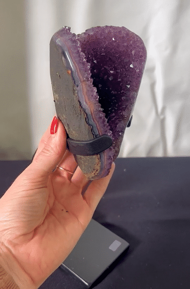 Amethyst Geode on Stand 3lbs