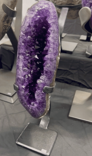 XL Amethyst Geode on Stand 11.5 lbs