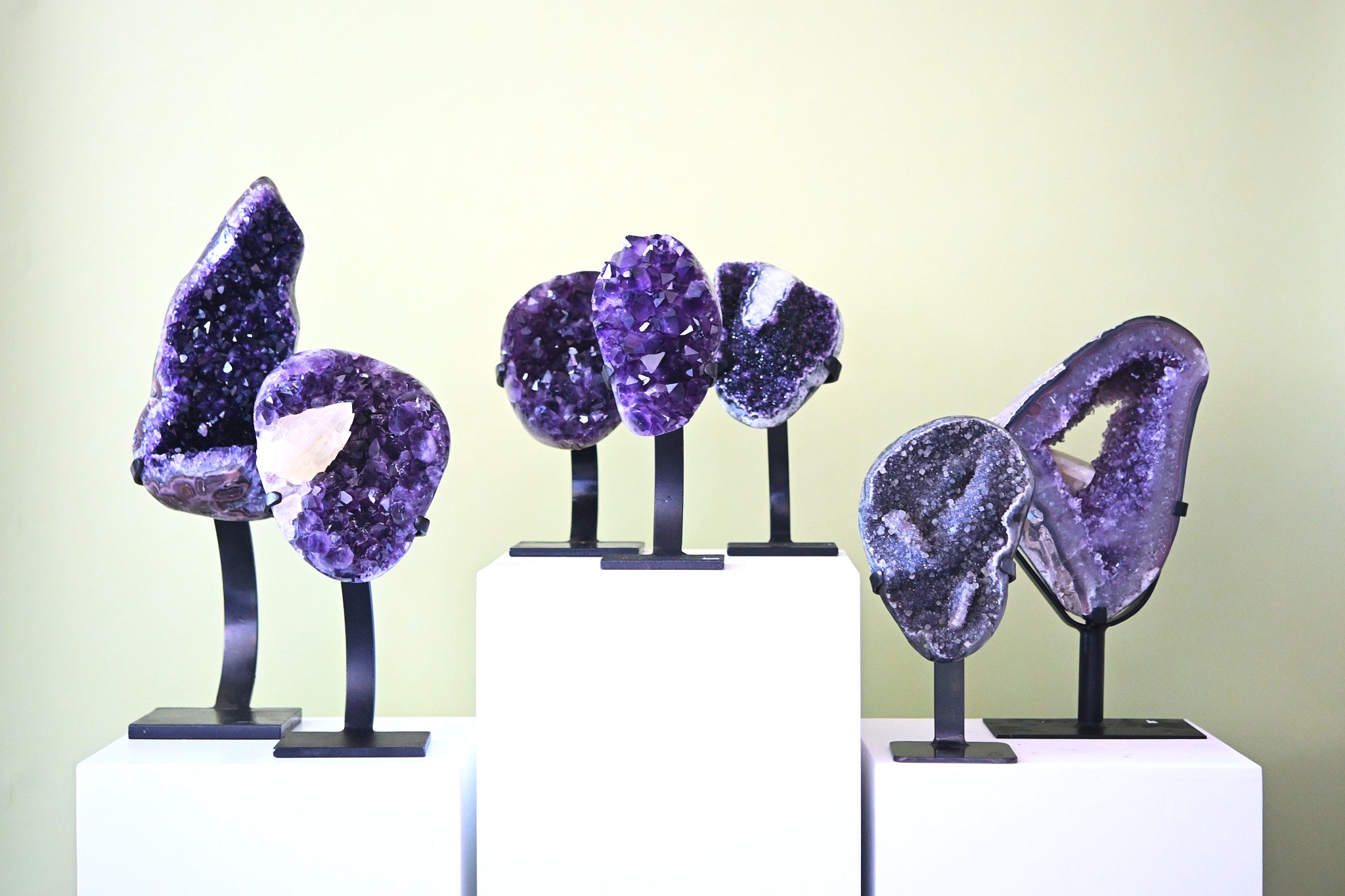 Amethyst Crystal Geode on Stand 6.1lb