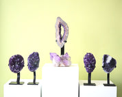 Amethyst Crystal Geode on Stand 6.1lb