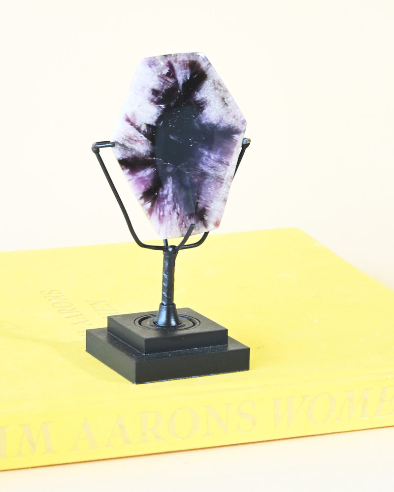 Trapiche Amethyst on Stand