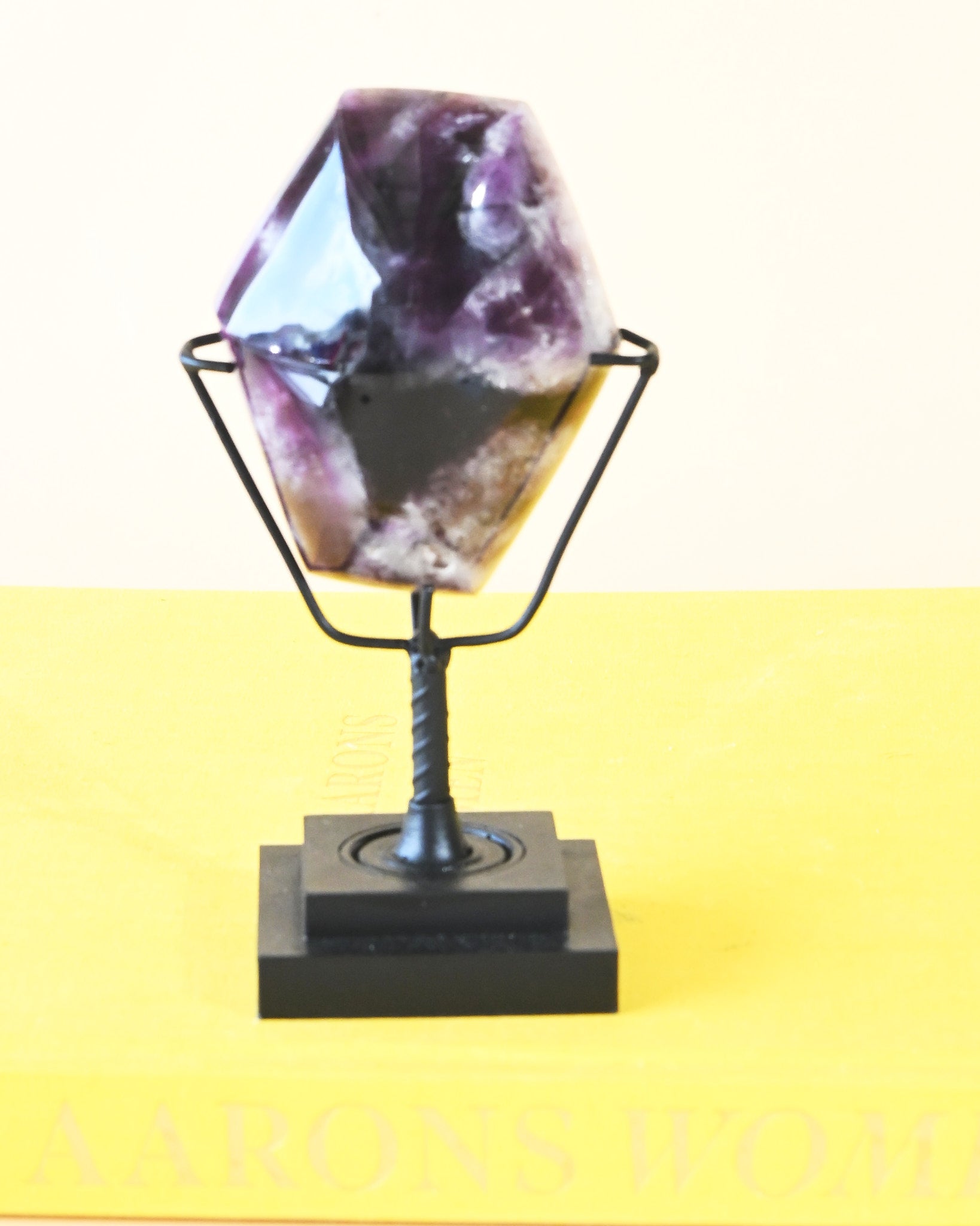 Trapiche Amethyst on Stand