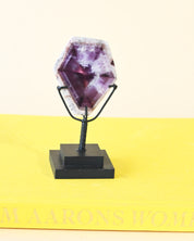 Rare Trapiche Amethyst on Stand - natural amethyst crystal for sale at Crystals.com