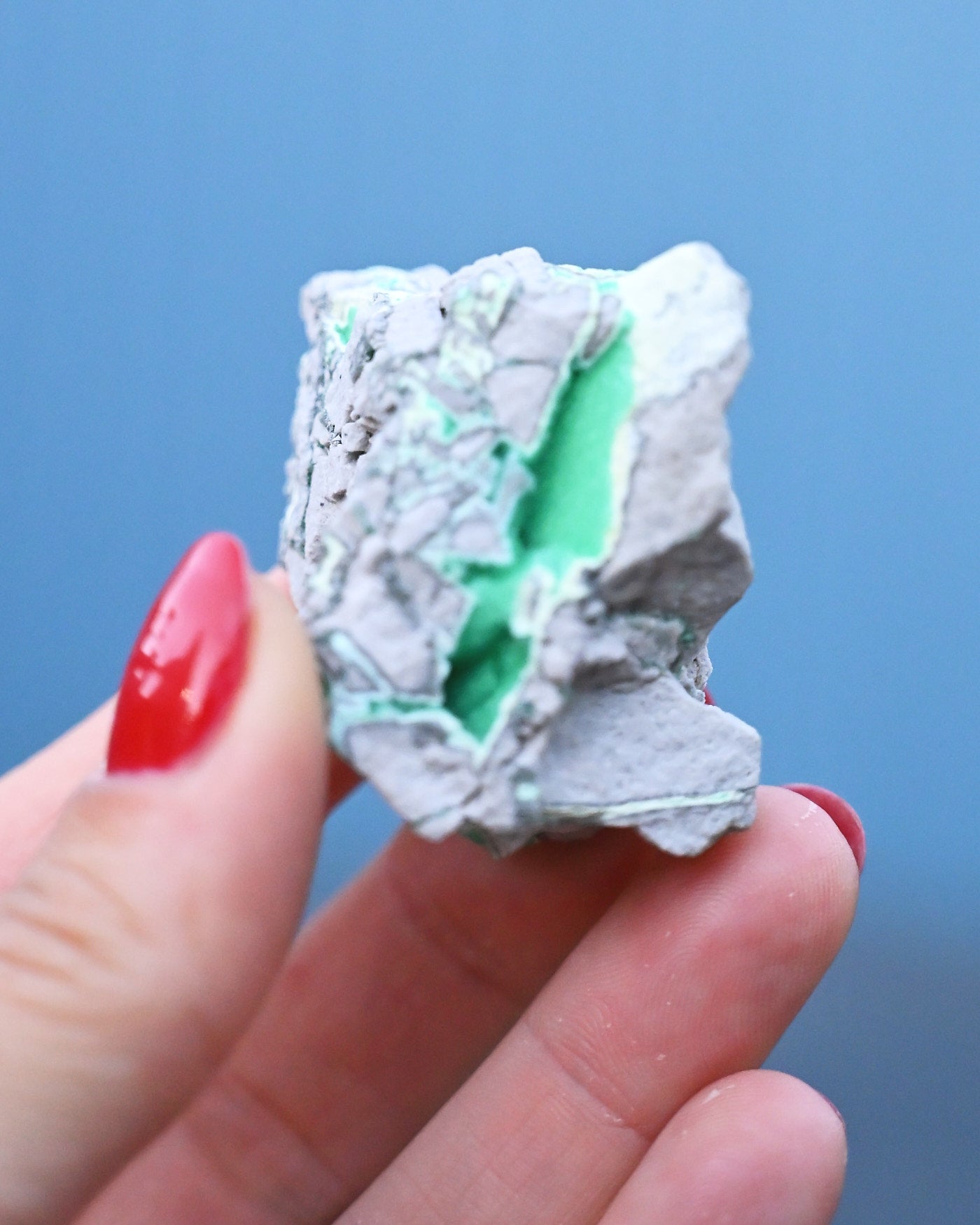 Arkansas Variscite Medium detail showing natural contrast
