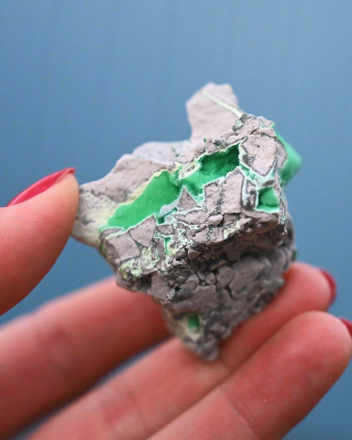 Utah Variscite Cabochon Small - angle