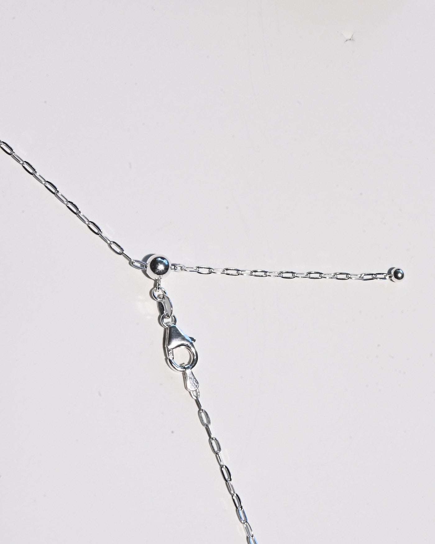 Two-stone tourmaline necklace close-up