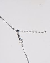 Two-stone tourmaline necklace close-up