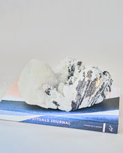 Hubnerite with Quartz 6 inch