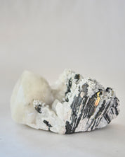 Hubnerite with Quartz 6 inch