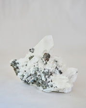 Hubnerite with Quartz 6 inch