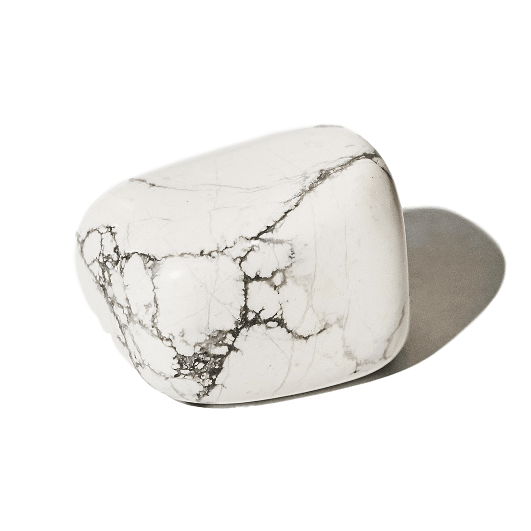 White howlite tumbled