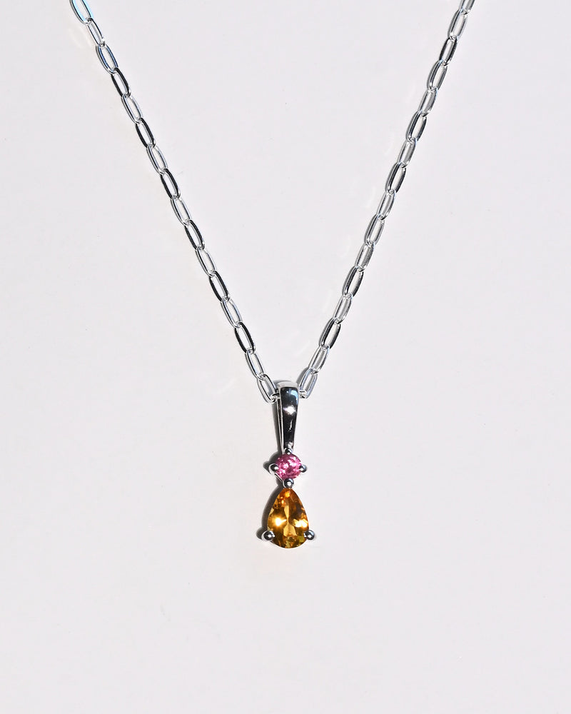 Two-Stone Tourmaline Necklace