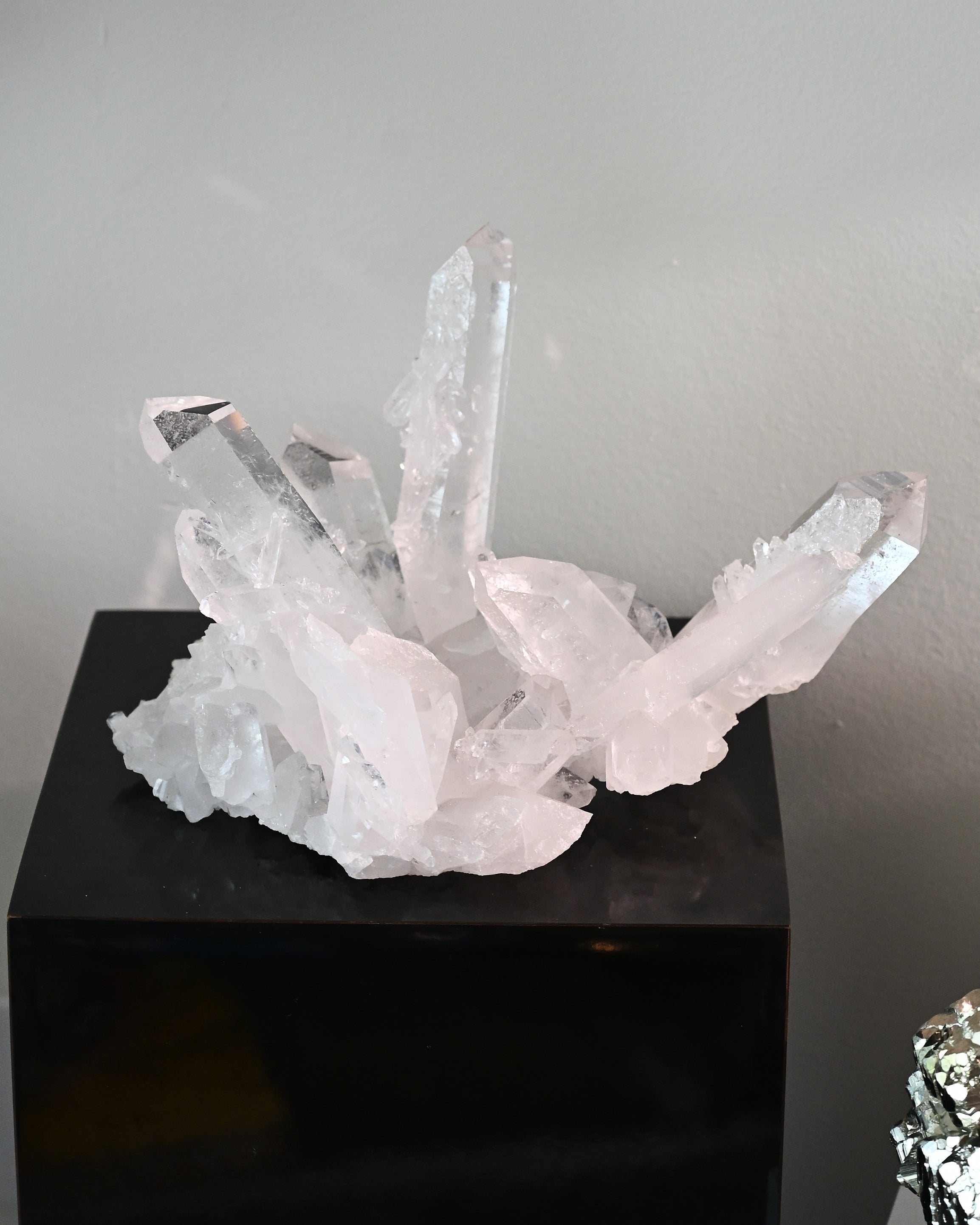 Collector’s Clear Quartz Crystal Cluster 9lbs