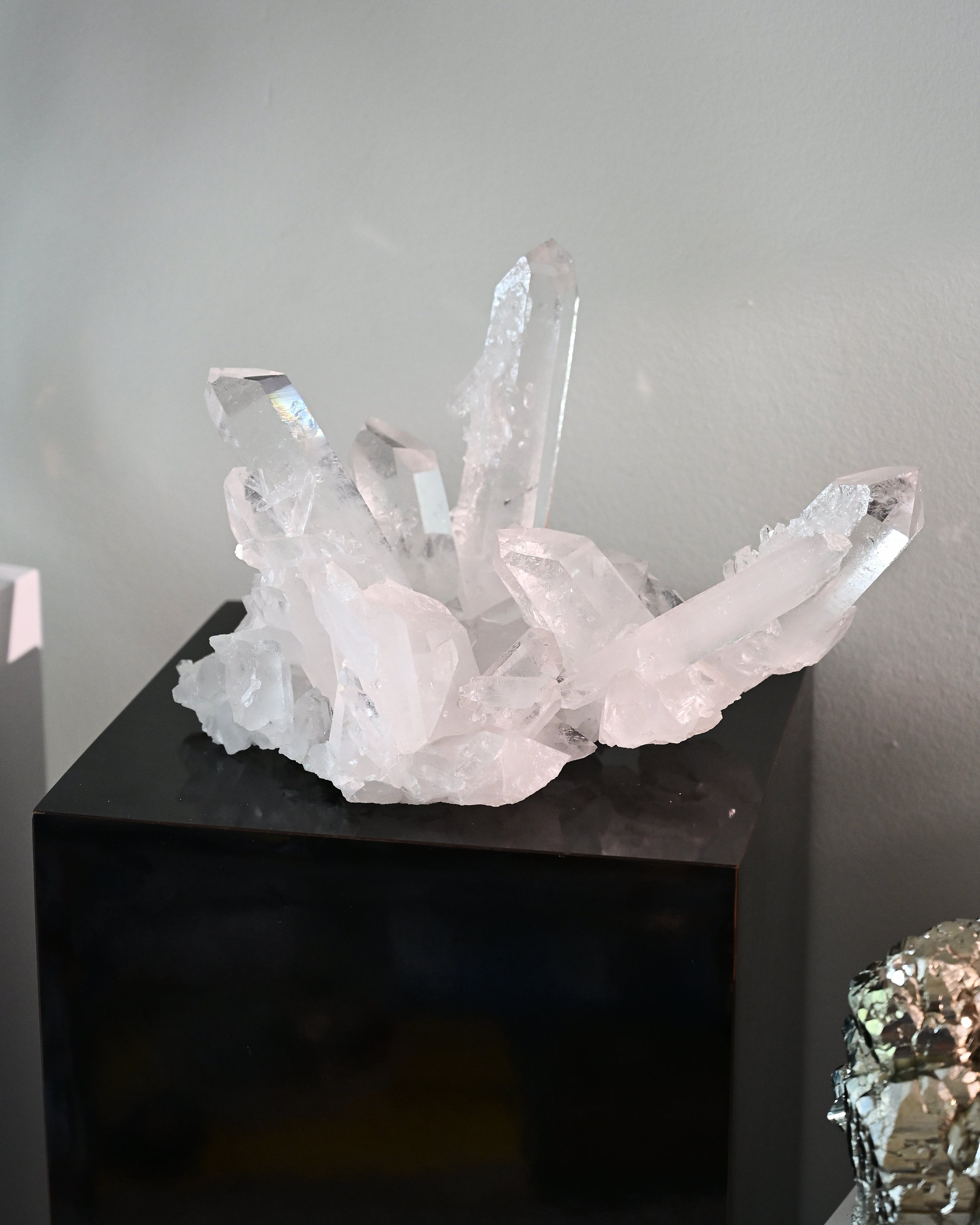Collector’s Clear Quartz Crystal Cluster 9lbs