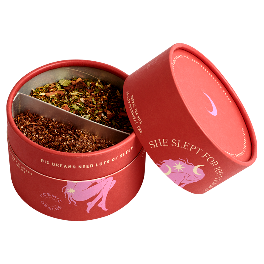 AYURVEDIC HERBAL SLEEP TEA: SHE SLEPT FOR 100 YEARS rooibos