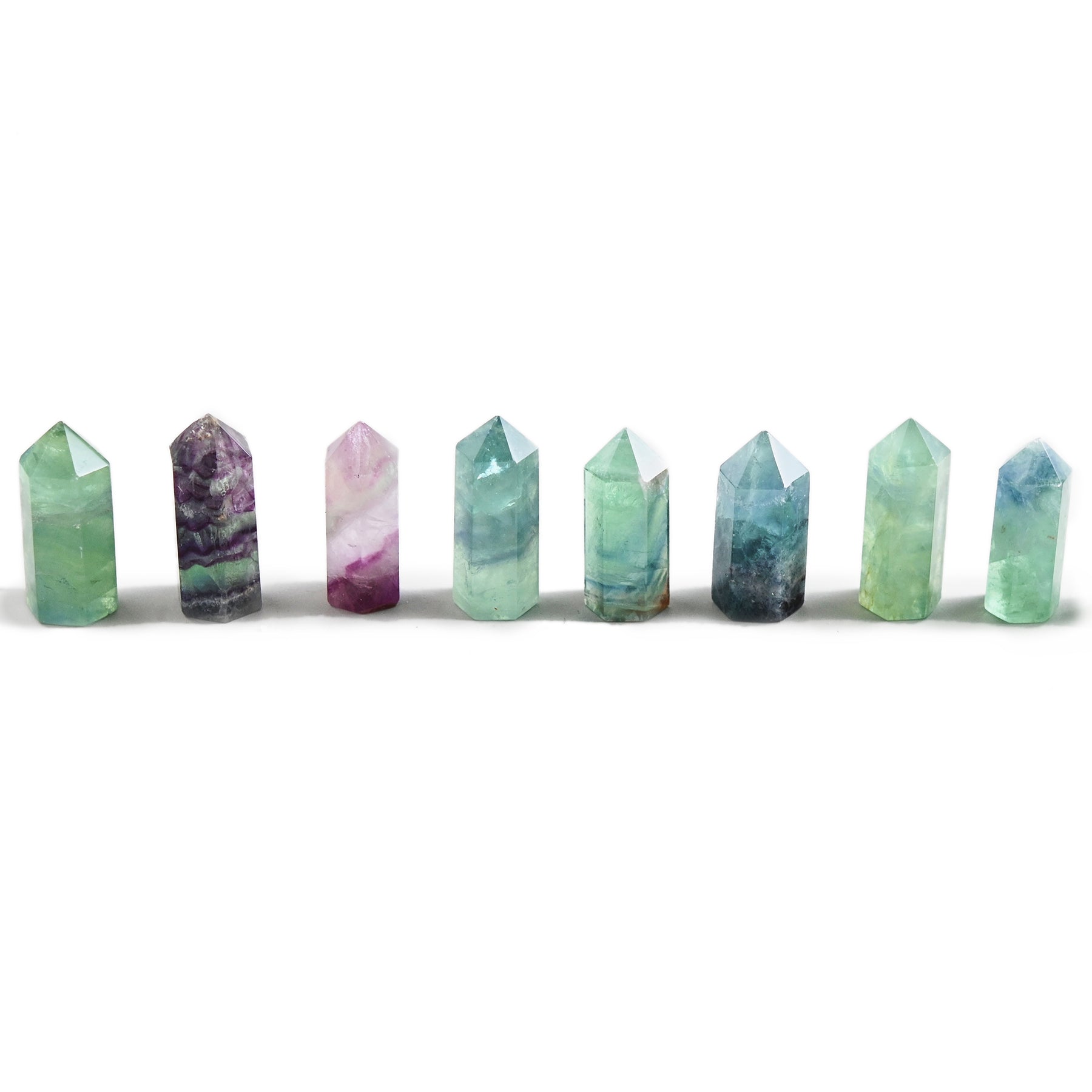 rainbow fluorite crystal