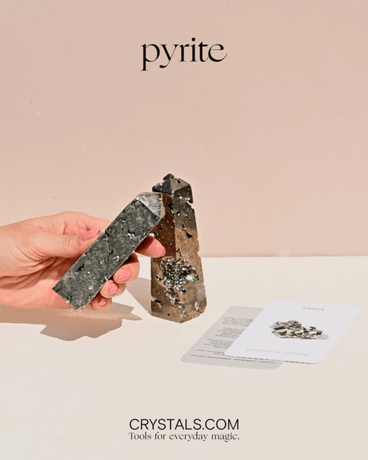 pyrite crystals for good luck