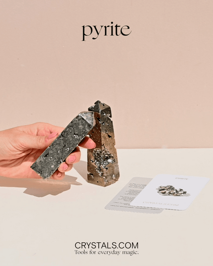 Pyrite Tower — Pyrite crystal specimen