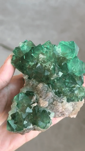 Rare Green Fluorite Specimen