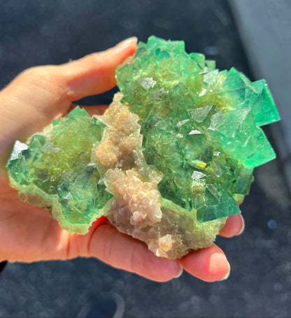 Rare Green Fluorite Specimen