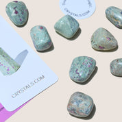 Sage and Ruby Fuchsite Duo - LOVE