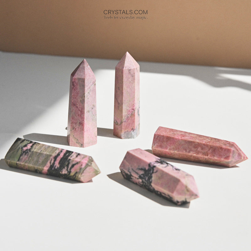 rhodonite crystal