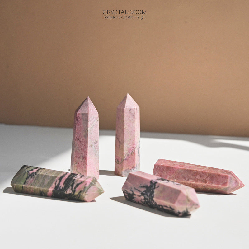 rhodonite crystal