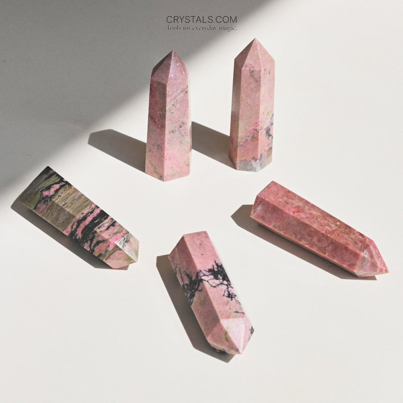 rhodonite crystal