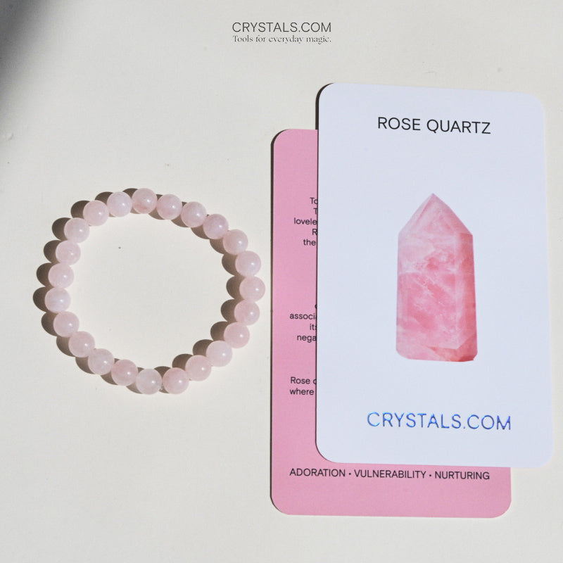 rose quartz bracelet \